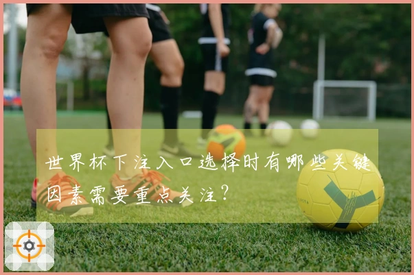 世界杯下注入口选择时有哪些关键因素需要重点关注？